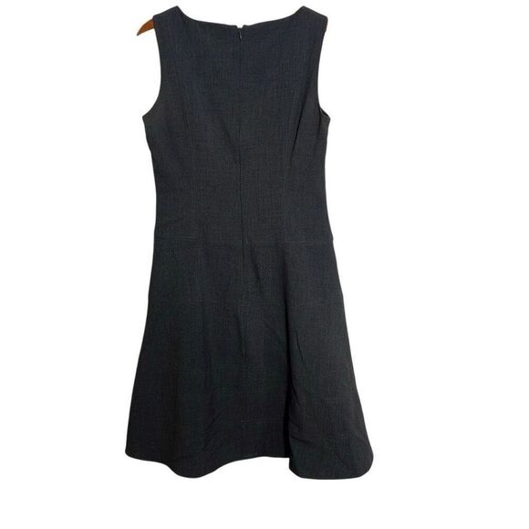 Calvin Klein Sleeveless Pleated Fit And Flare Dress Black Size S - Picture 1 of 7